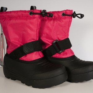 New Northside Frosty Polar Boots Girl Toddler Berry Pink Reflective Fabric